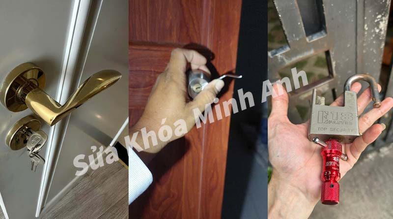 Các loại ổ khóa thường mất chìa tại An Giang