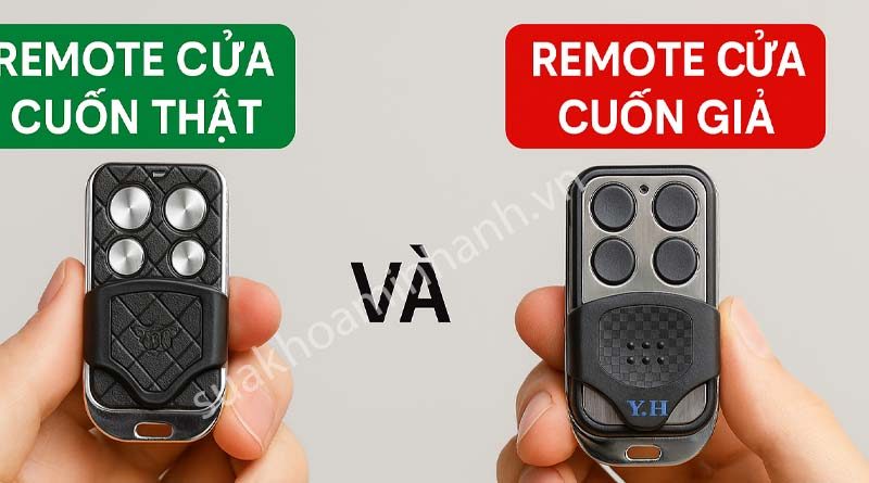 Remote cửa cuốn thật và giả tại Bắc Kạn