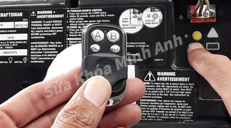Sao chép remote cửa cuốn tại Cà Mau nhanh chóng