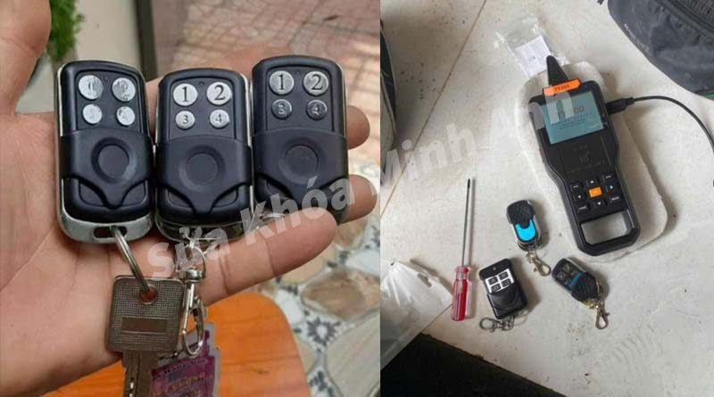 So sánh remote cửa cuốn thật và giả – nhận biết qua tem mác và thiết kế