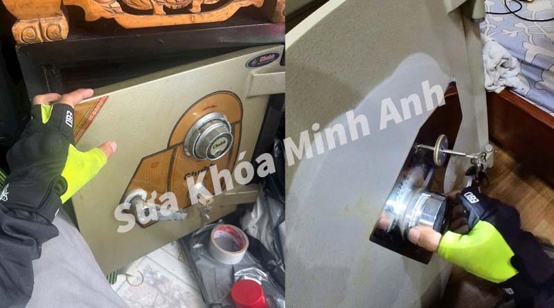 Két sắt bị kẹt ổ xoay tại Cà Mau