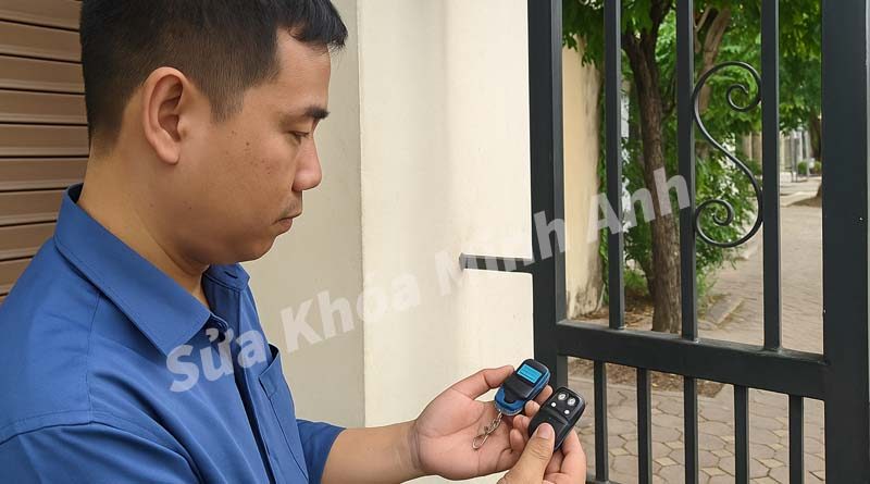 Thợ khóa Bắc Kạn hỗ trợ kiểm tra remote cửa cuốn
