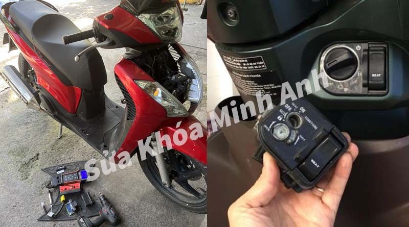 Làm lại smartkey xe SH, Vision tại Bạc Liêu