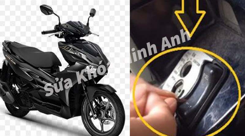 Mẹo mở cốp xe máy khi quên chìa tại Cà Mau