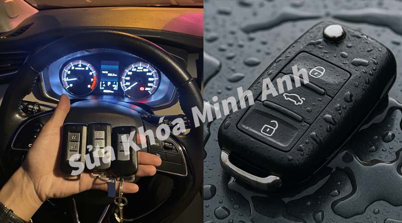 Mở cửa ô tô khi remote bị vô nước tại Bạc Liêu