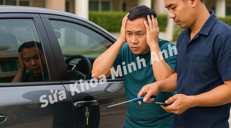 Mở khóa ô tô bị quên chìa tại Bạc Liêu