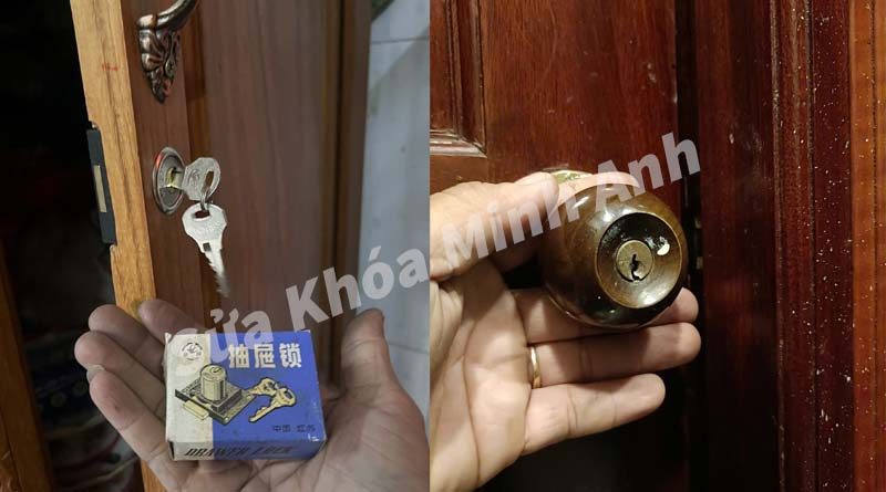 Ổ khóa cửa gỗ thường dùng tại Bắc Kạn