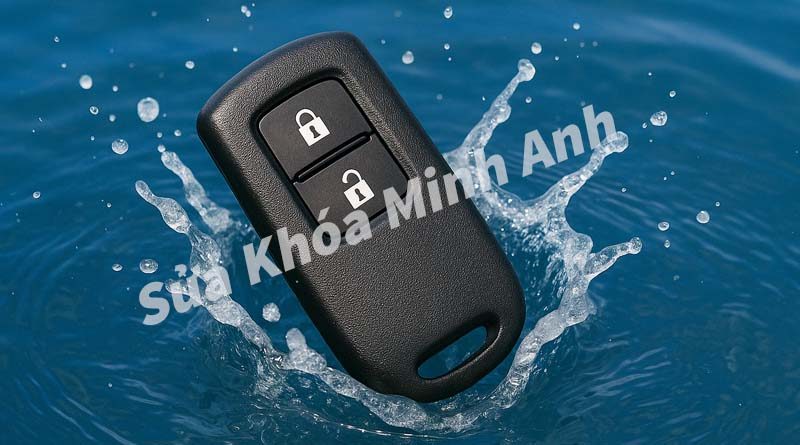 Sửa remote smartkey bị vô nước tại Bến Tre