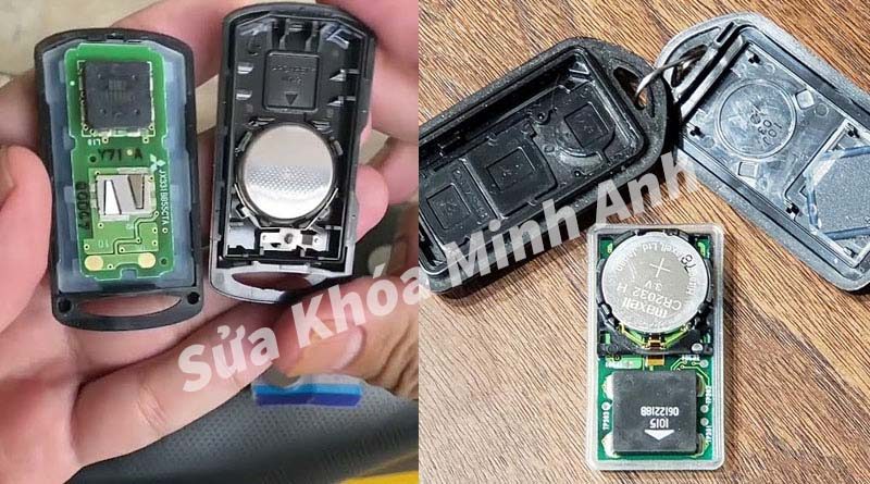 Thay pin remote smartkey xe máy tại Bến Tre